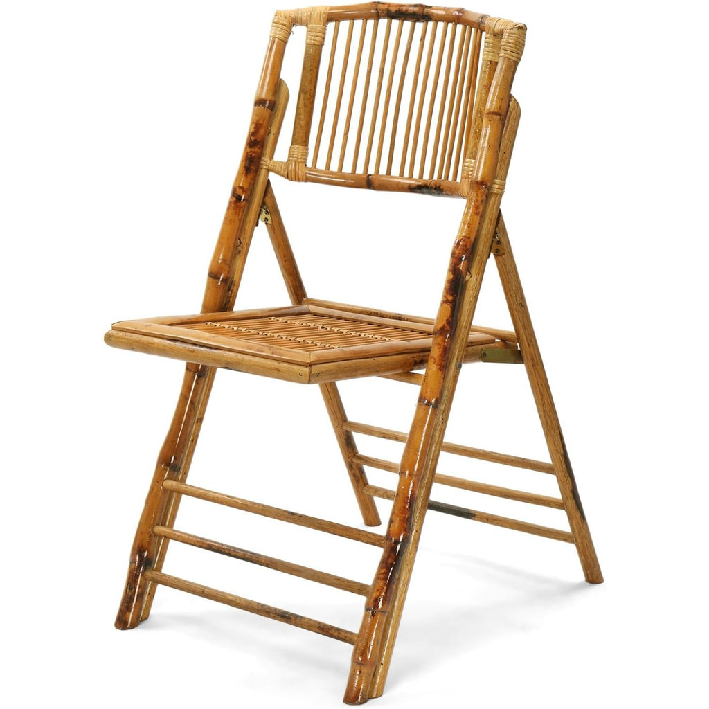 1\u002F2\u002F4 Pack Wooden Bamboo Folding Dining Chairs-Foldable Comfortable Seat Chairs for Indoor Outdoor Garden Lawn Backyard Patio Porch Wedding Party Event Banquet Stacking Chairs